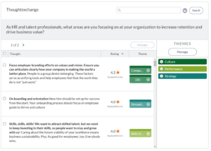 Thought Exchange Themes